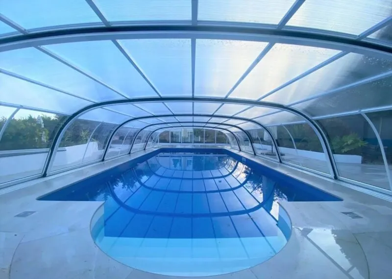 Indoor swimming pool with full enclosure - Arcus Products