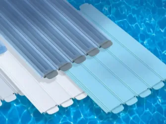 Slatted swimming pool cover colour range - Arcus Products