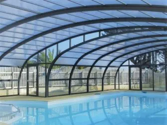 Vegametal pool enclosure - Arcus Products