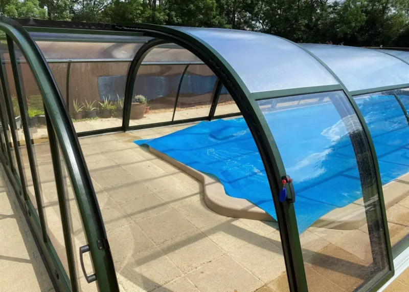 Verona low profile swimming pool enclosure - Arcus Products